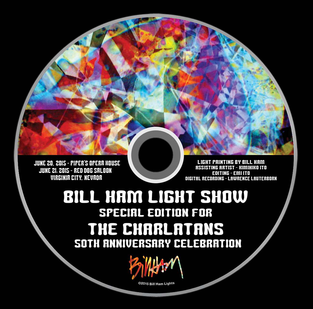 20150620 Bill Ham Light Painting DVD for The Charlatans' 50th Anniversary Concerts at Virginia City, edited by emi