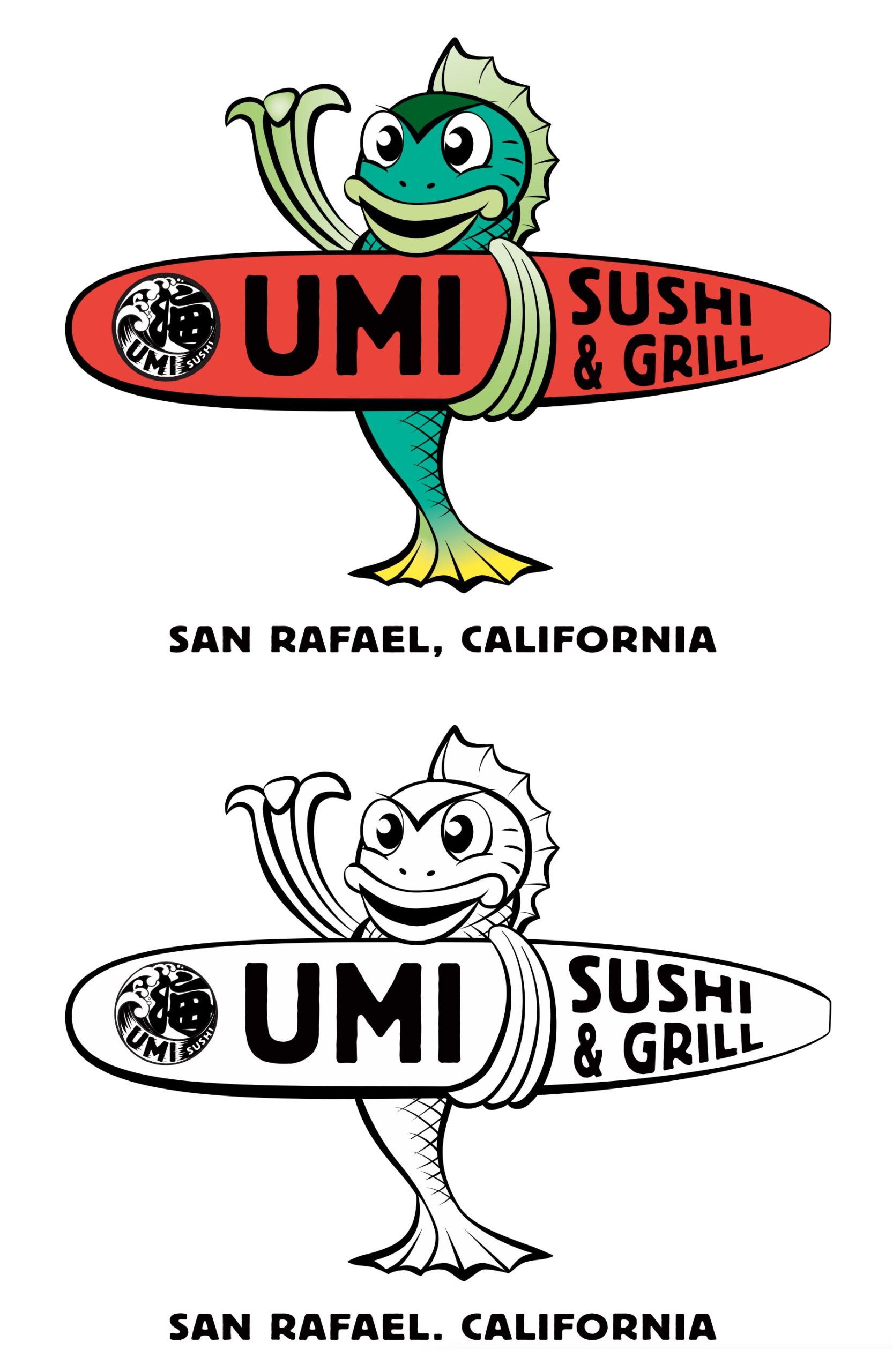 201210 Umi Sushi Yotchan mascot. design by emi