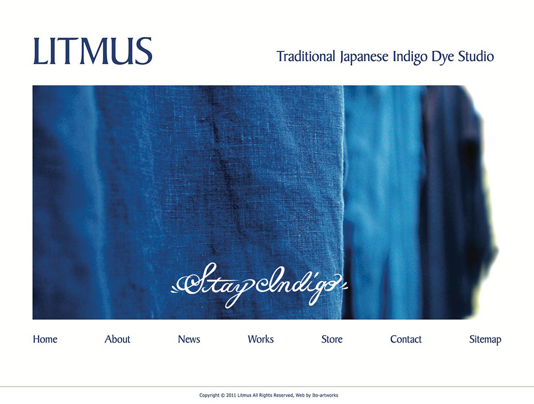 Website Litmus. web design by emi