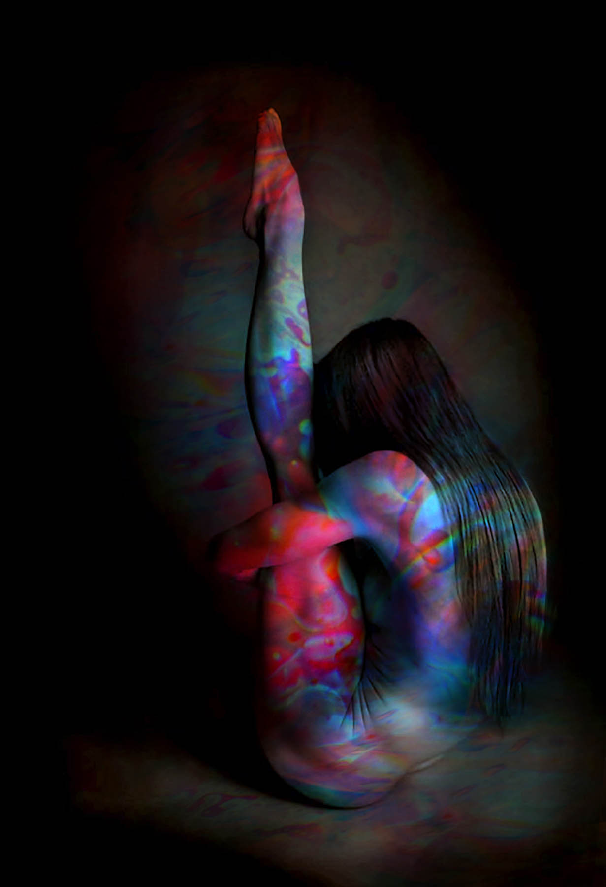 Bill Ham Lights female dancer by Andre Brito, edited by emi