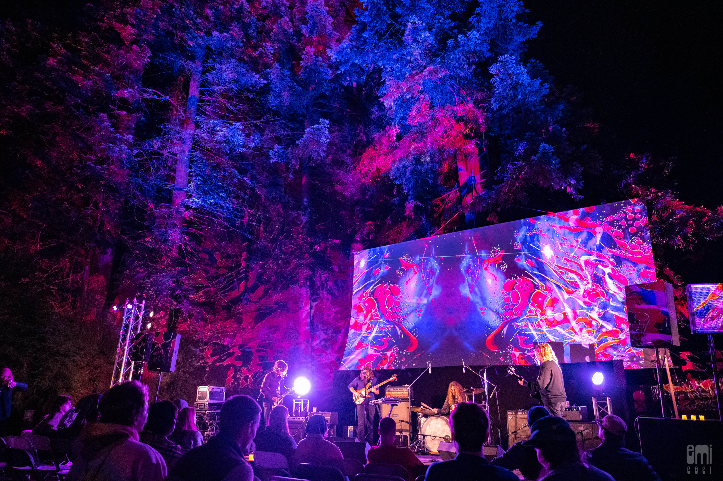Photography – 2021.9.15 (((folkYEAH!))) Presents Ty Segall and the Freedom Band and Jess Cornelius with Mad Alchemy Liquid Light Show at Henry Miller Memorial Library, Big Sur, CA