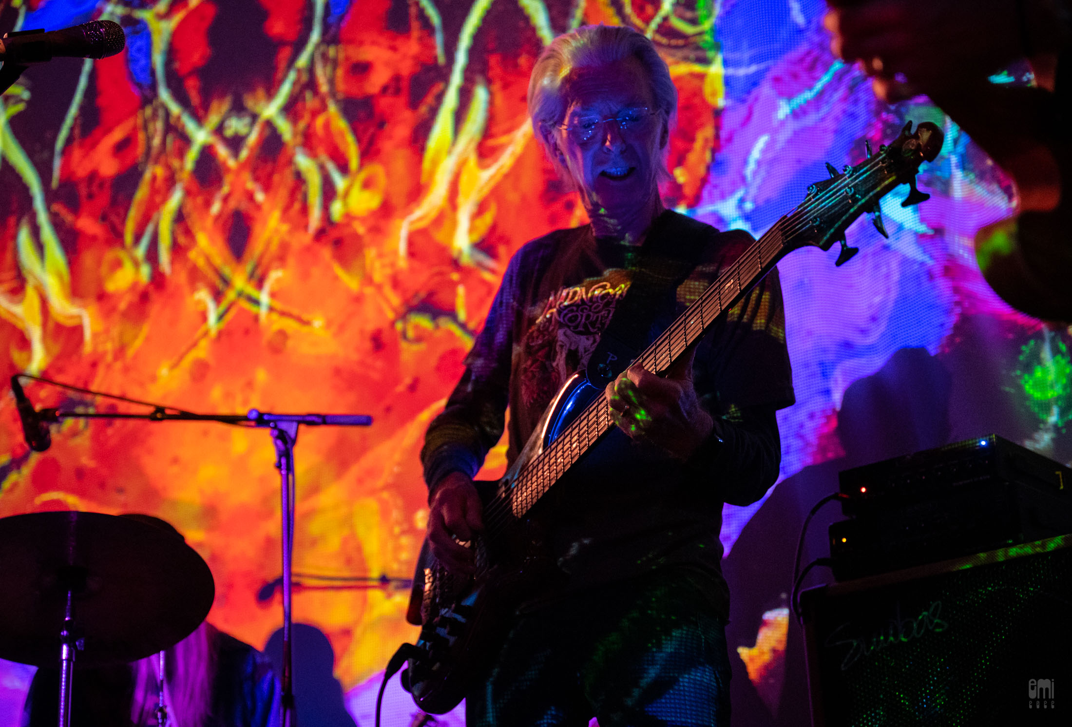 20220407 Midnight North with a special guest Phil Lesh, Mad Alchemy Liquid Lightshow at The Chapel, SF. photo by emi