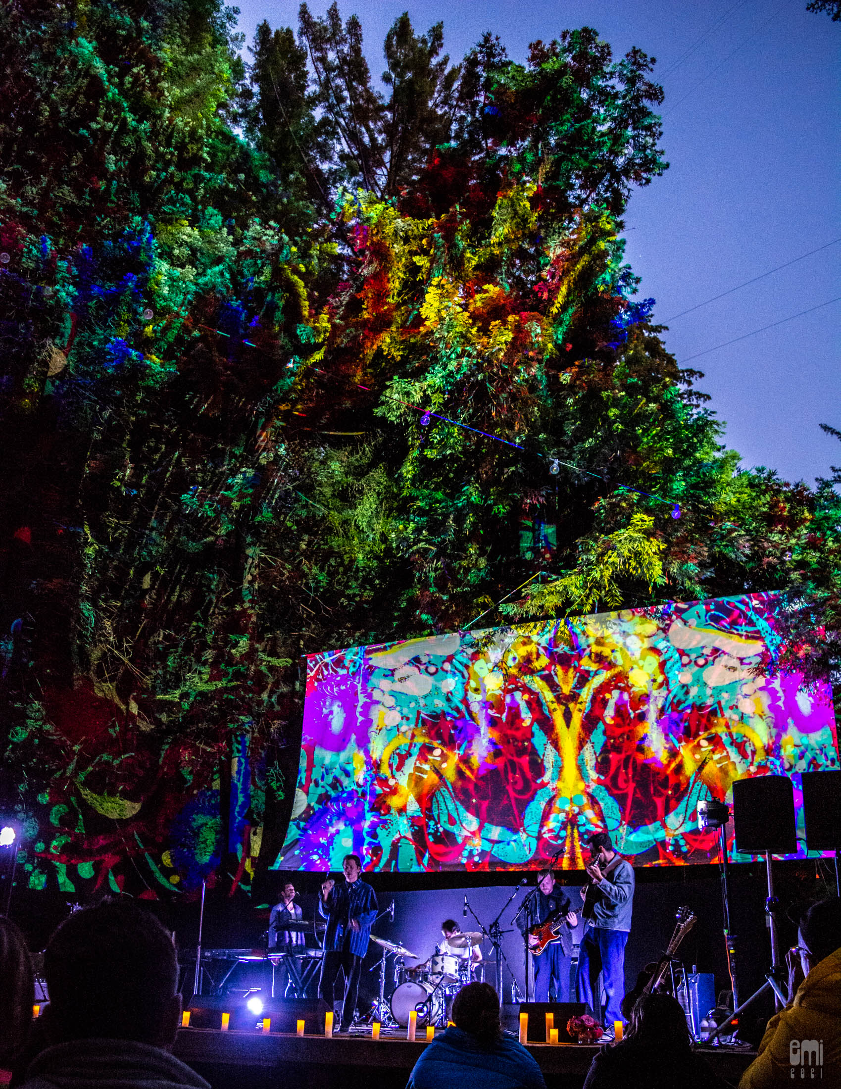 20210625 Perfume Genius plus Hand Habits with Mad Alchemy Liquid Light Show at The Henry Miller Memorial Library Big Sur. photo by emi