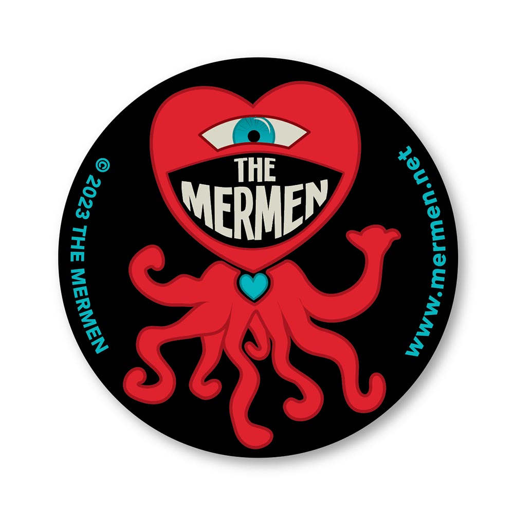 The Mermen Sticker for Lighter. Art by emi