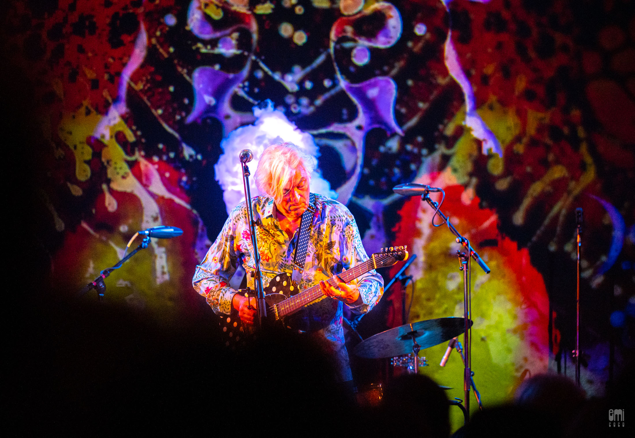 2024.1.6 Robyn Hitchcock: Syd Barrett Birthday Show with Mad Alchemy Liquid Light Show at The Chapel SF CA. photo by emi