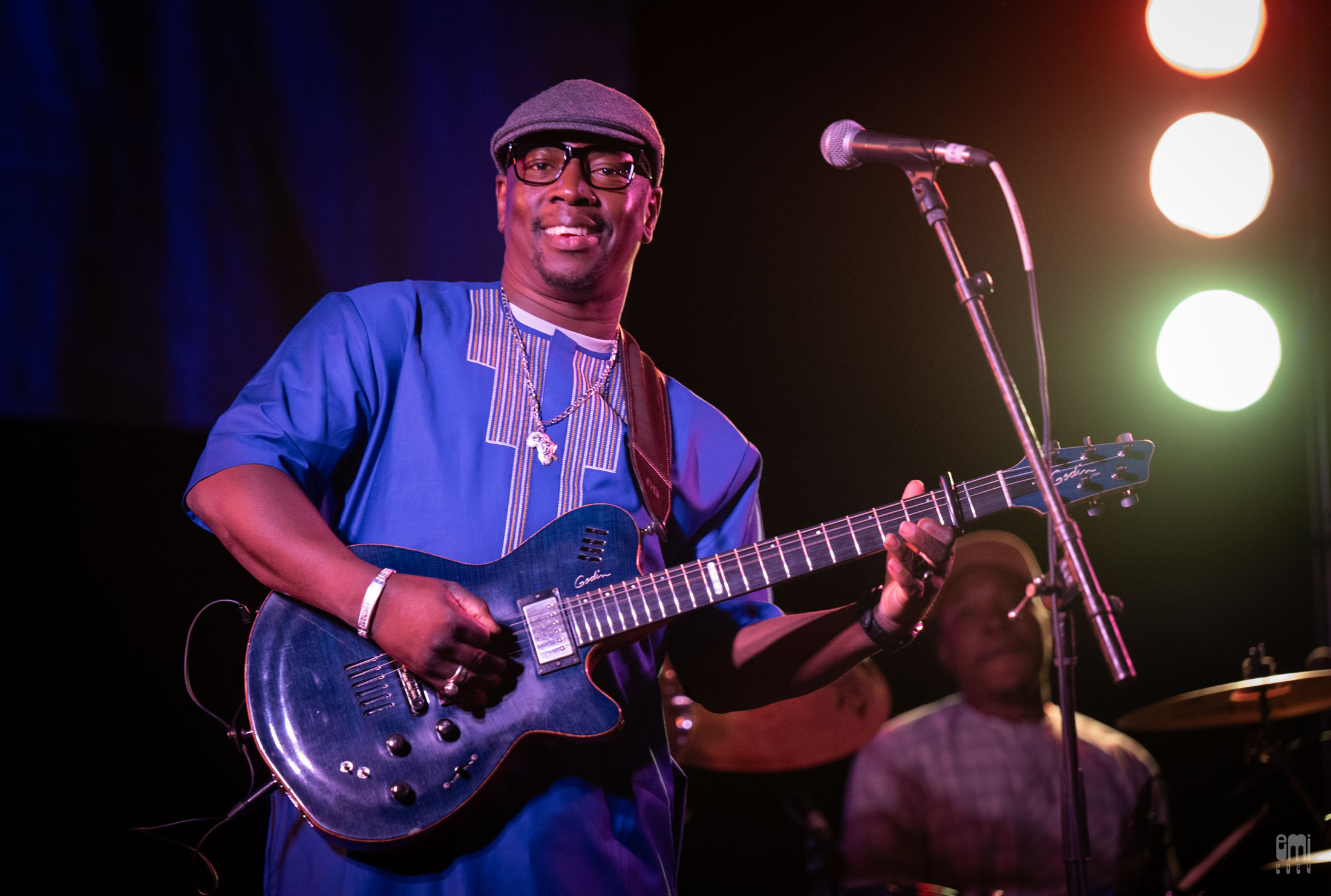 2024.7.18 Vieux Farka Touré at Henry Miller Memorial Library Big Sur CA.photo by emi